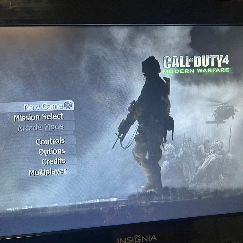 Call of Duty 4 Modern Warfare Sony PlayStation 3 PS3 Game Disc‎ Manual